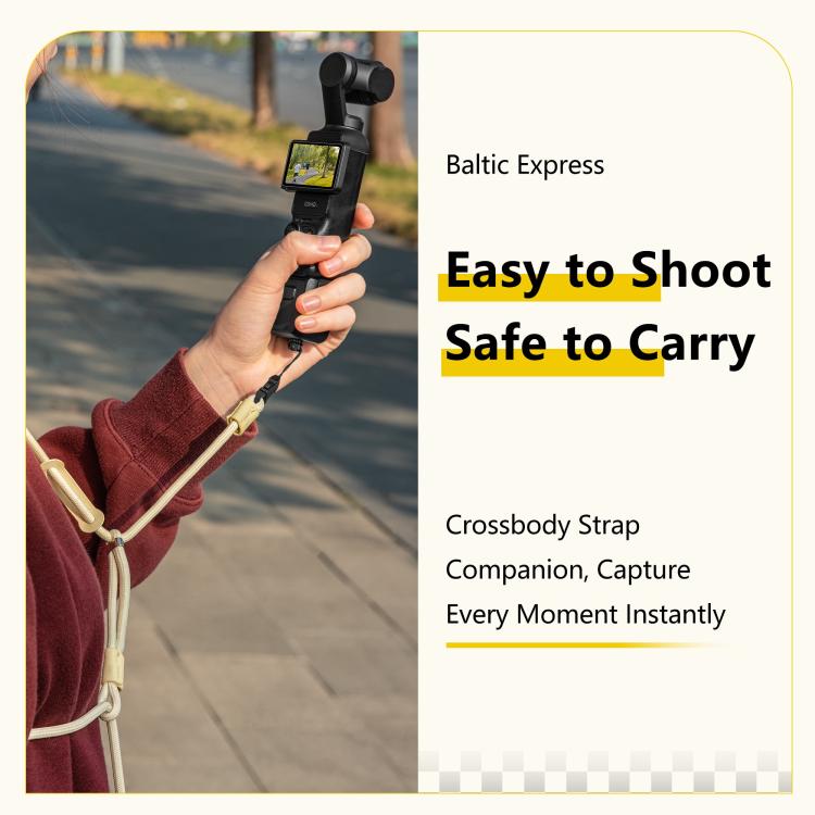 For DJI Pocket 3 STARTRC Adjustable Double-Ended Neck Strap For DJI Pocket 3 STARTRC Adjustable Double-Ended Neck Strap